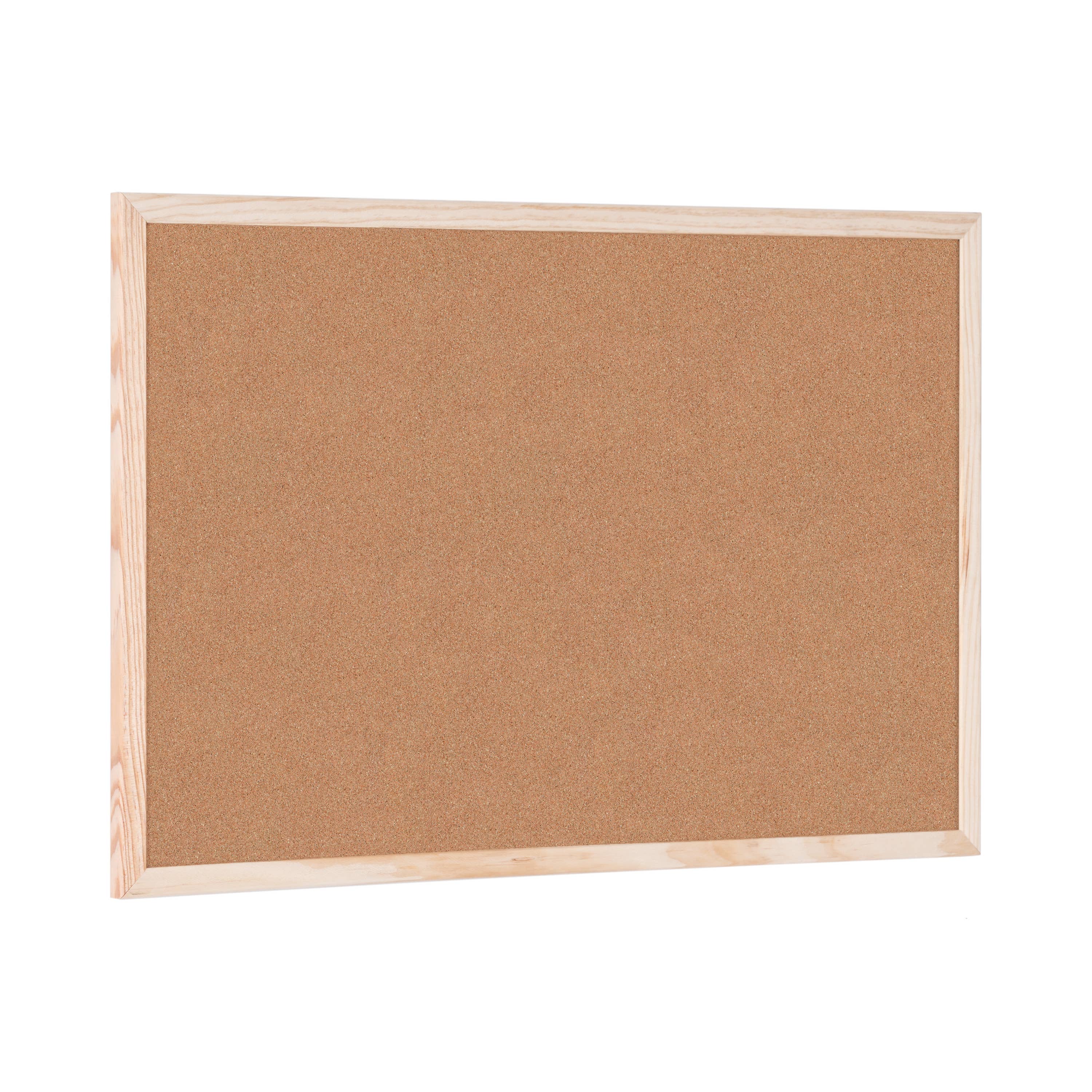 Bi-Joy - Wholesale Bulletin Board - Bi-Office Basic Cork Notice Board - Natural Pine Frame5