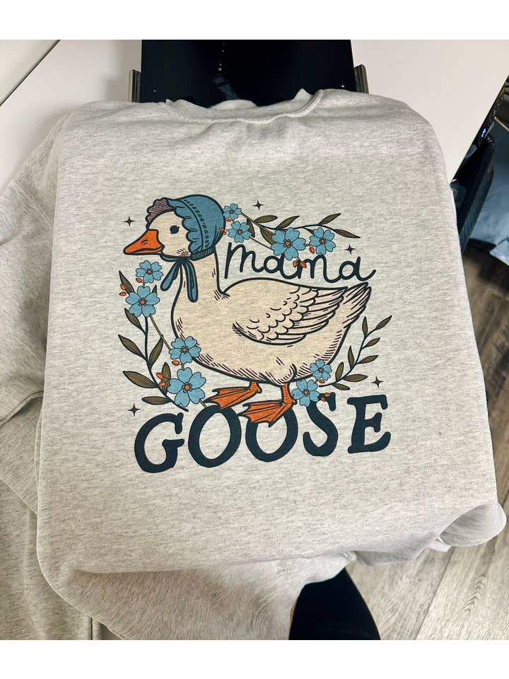 Jolene's Boutique - Wholesale Screen Printed T-Shirt - Women's - Mama Goose Cottagecore Tshirt or Crewneck