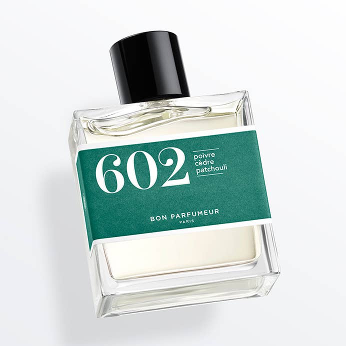 602 - (Testeur 100 ml) Poivre de cèdre et de patchouli pour la vente par Bon Parfumeur