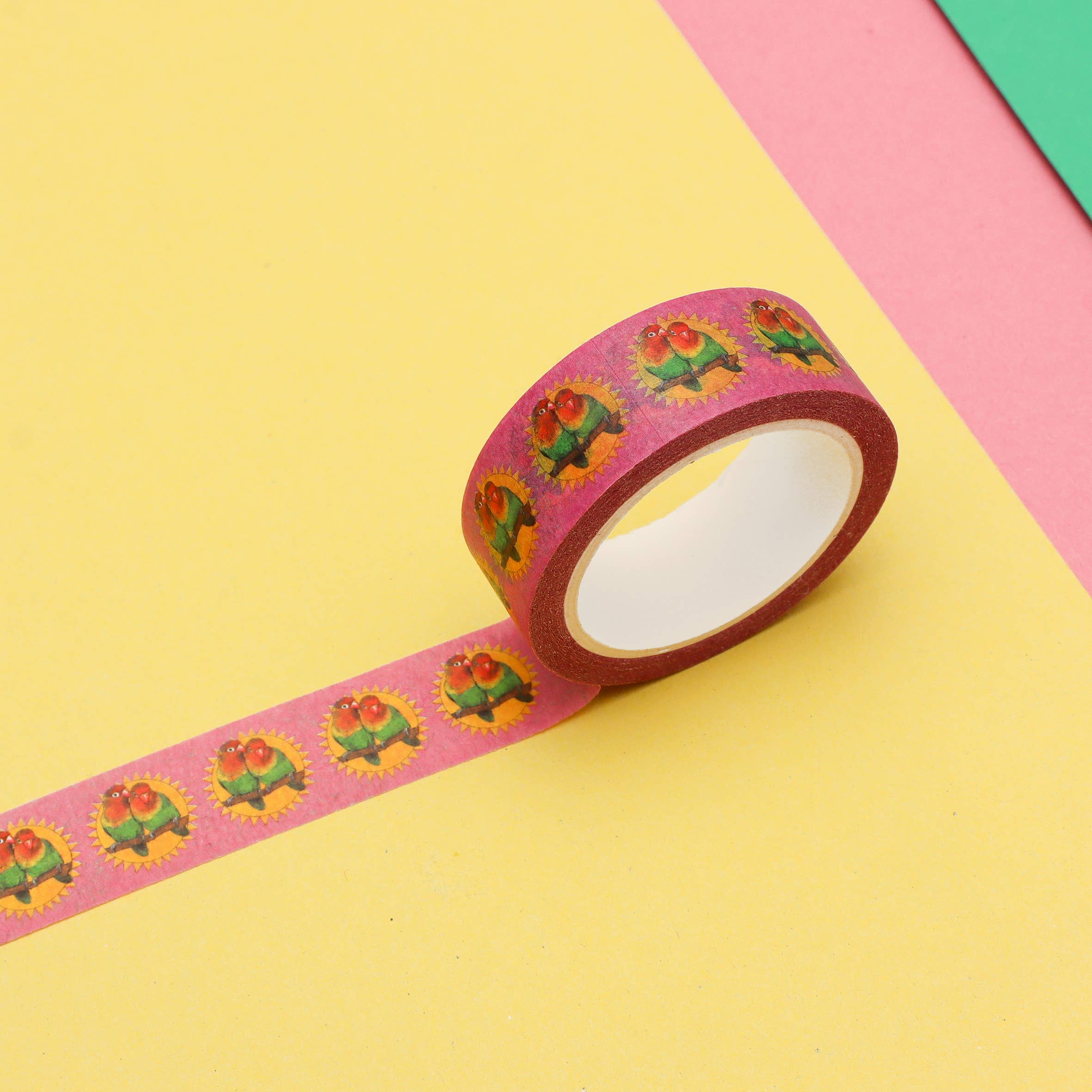 Fawn & Thistle Ltd (US Duties Paid) - Wholesale Washi Tape - Lovebirds Washi Tape | Paper Tape | Bird Stationery1