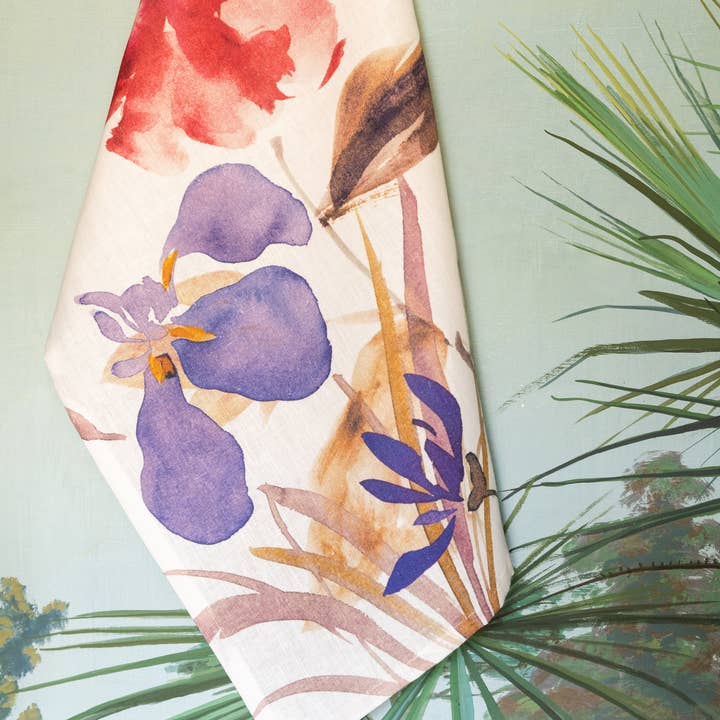 Kitchen Towels Hanami, 100% Made in Italy for wholesale by The Napking