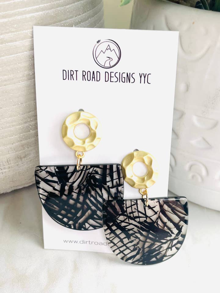 Orecchini Sunrise Statement per la vendita all'ingrosso da parte di Dirt Road Designs YYC