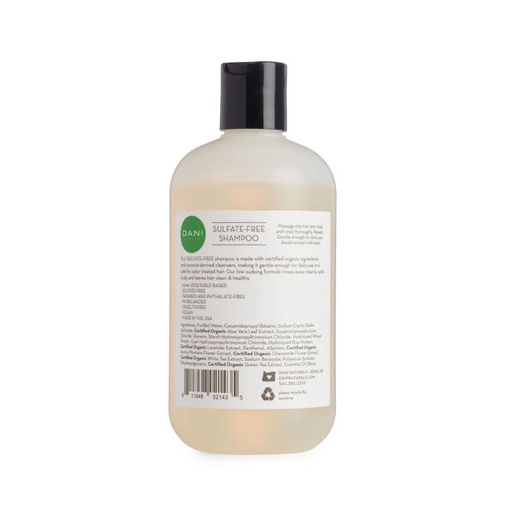 DANI Naturals - Wholesale Hair Shampoo - Bamboo Bergamot Shampoo 12oz1