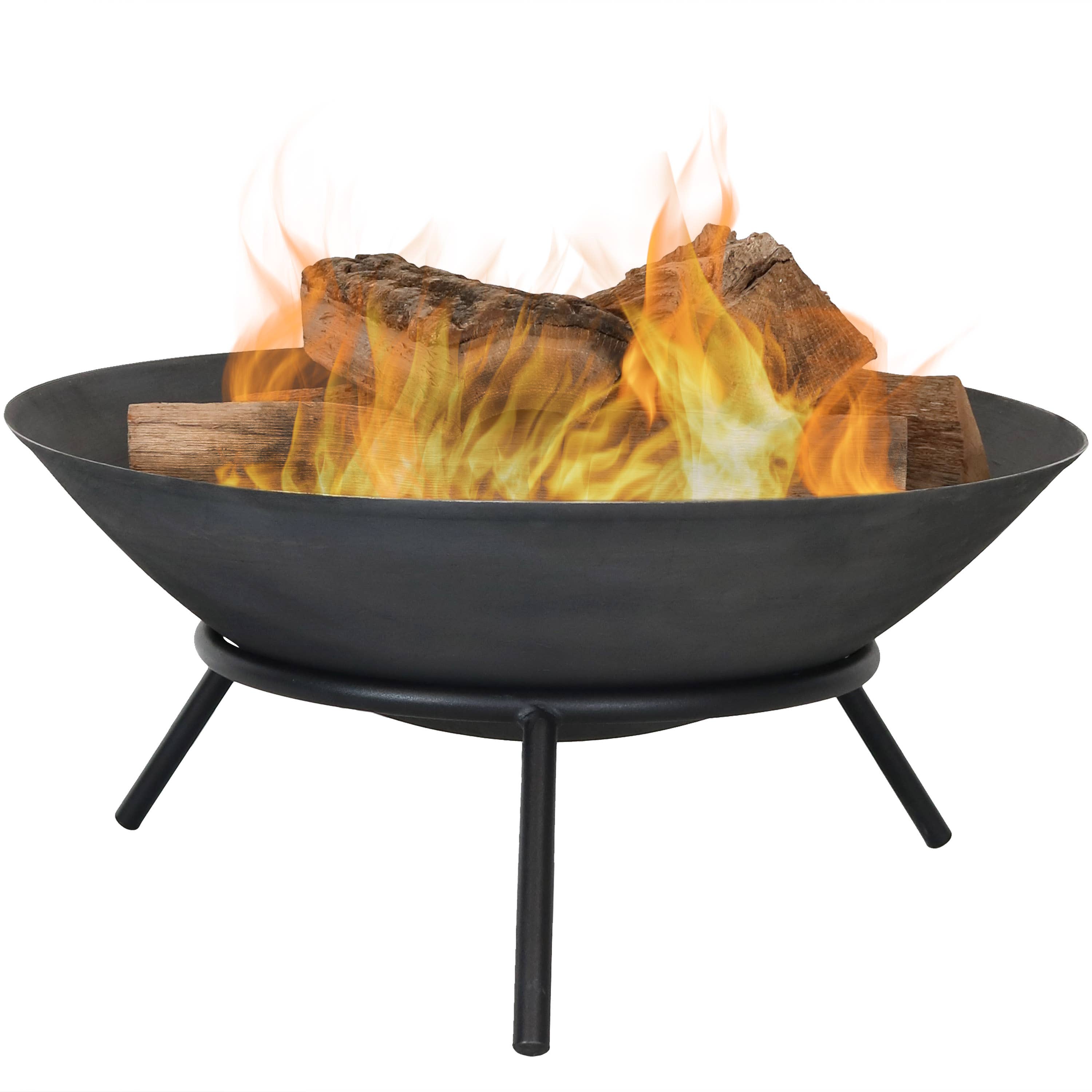 Sunnydaze Decor - Wholesale Fire Pit - 22 in Raised Cast Iron Fire Pit Bowl with Stand10