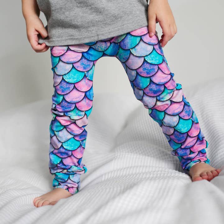 Fred & Noah - Venta al por mayor Leggings modernos - Niños - Leggins con diseño de sirena para niños y bebés de 0 a 9 años