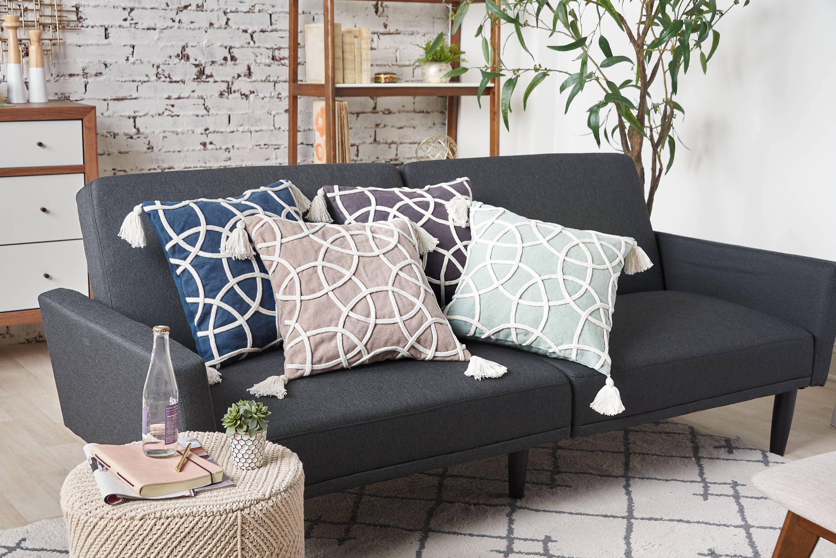 C&F Home - Wholesale Throw/Decorative Pillow - SALE Lily Tan Geometric Throw Pillow2