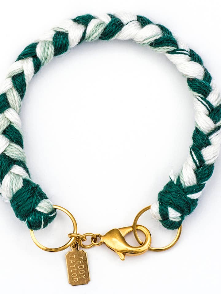 Pine Forest Green Armband - handgefärbt für den Großhandel von Teddy Taylor Jewelry