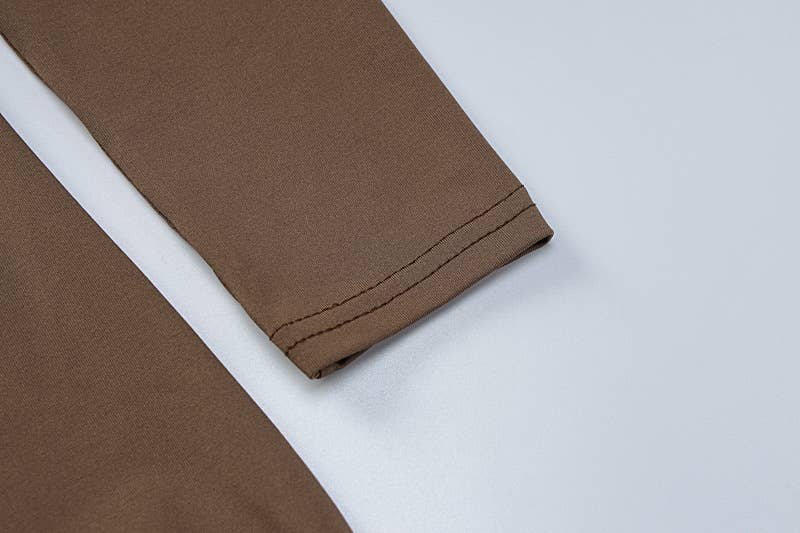 HIDDENBRAND - Wholesale Unitard - Women's - Tethered High Waisted Hip Lifting Exercise Yoga Jumpsuit10