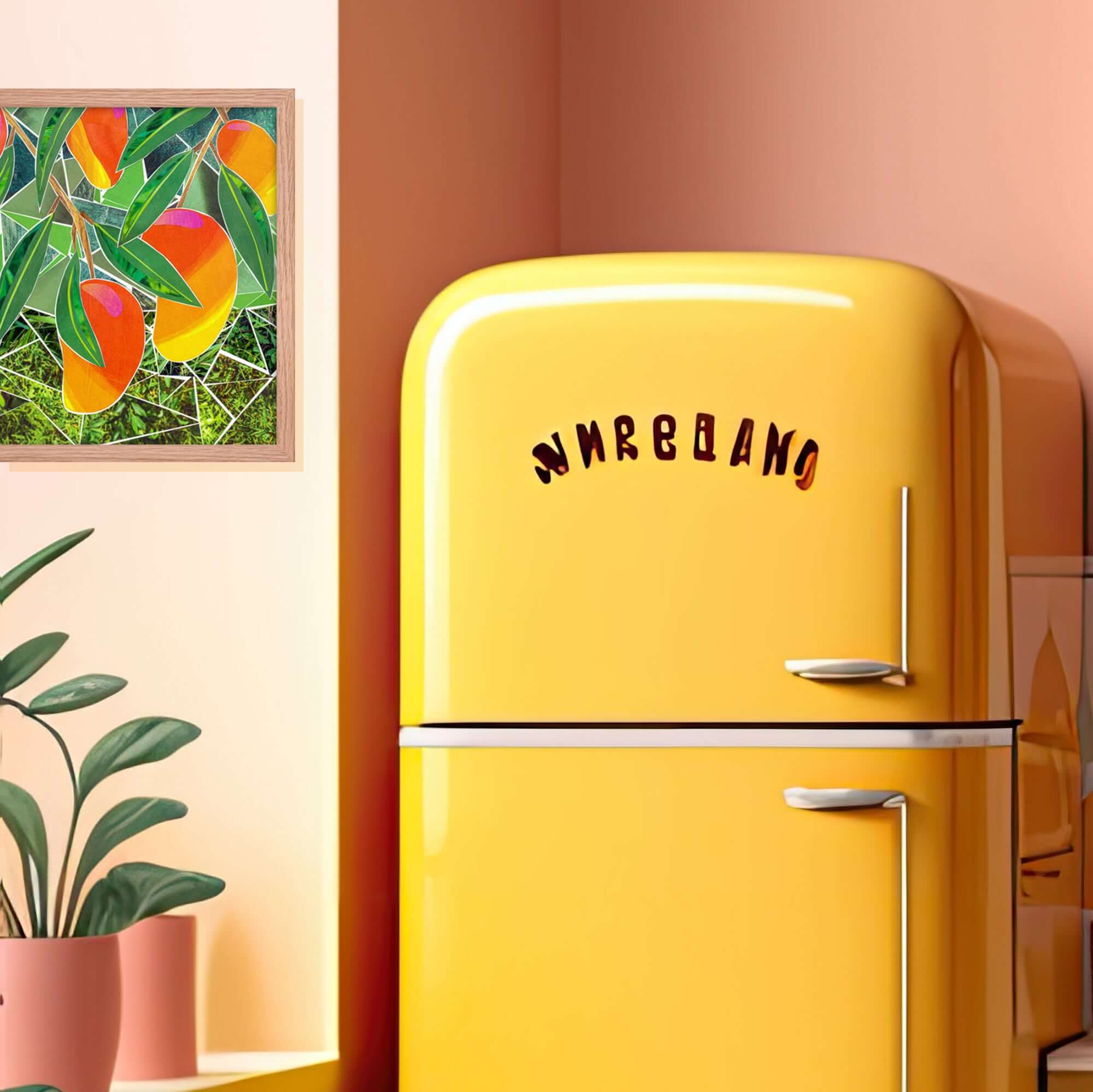 more the merrlier - Wholesale Art Print - Mango Framed Collage Art Print4