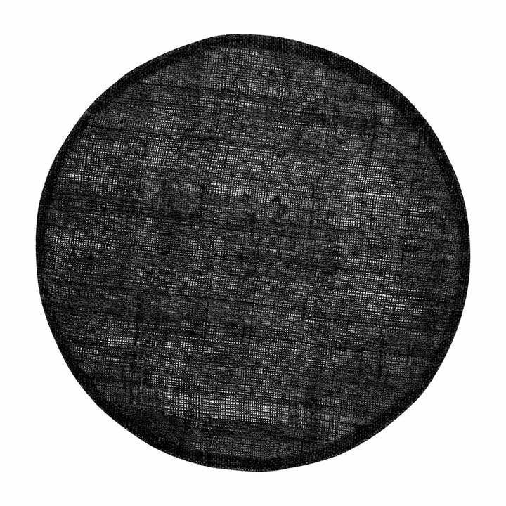 Dækkeserviet Linen rund sort for engroshandel hos Home Delight B.V