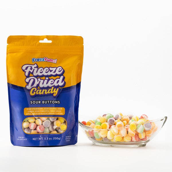 Showcase - Wholesale Hard Candy - Freezyums! Freeze Dried Sour Button Candy0