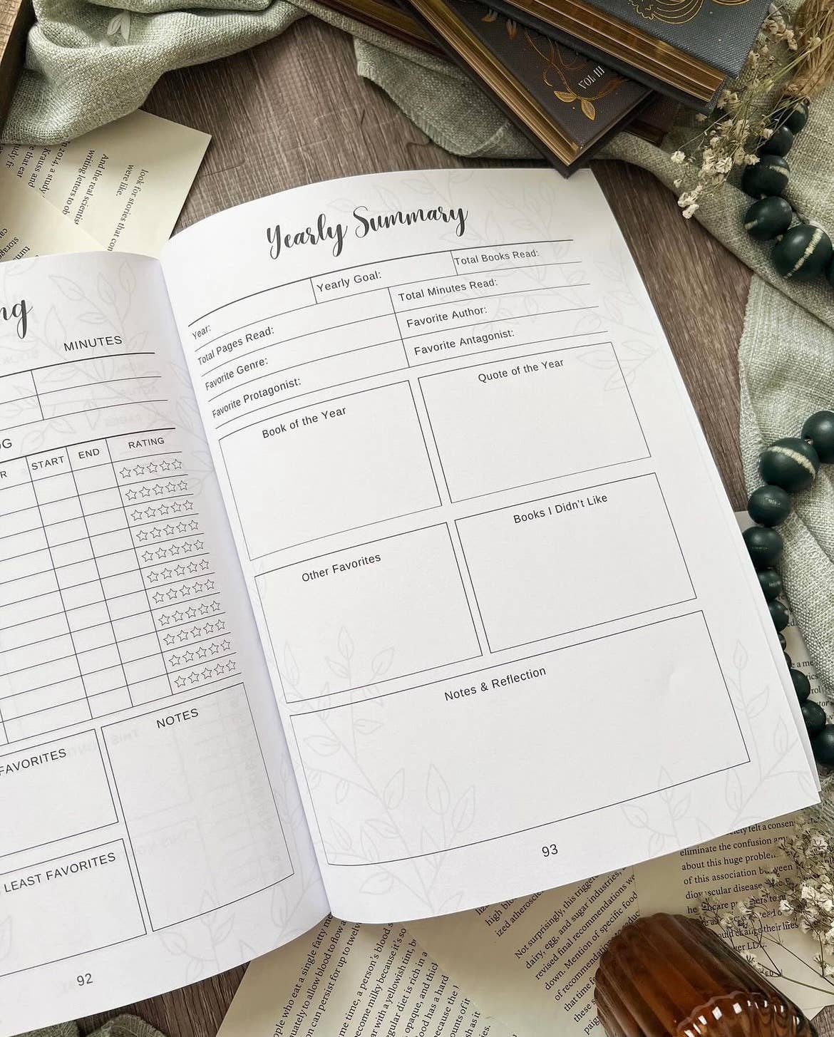 Galloree Designs LLC - Vendita all'ingrosso Diari/agende - Diario di lettura, Diario dei libri, Diario delle recensioni, Tracciatore di libri9