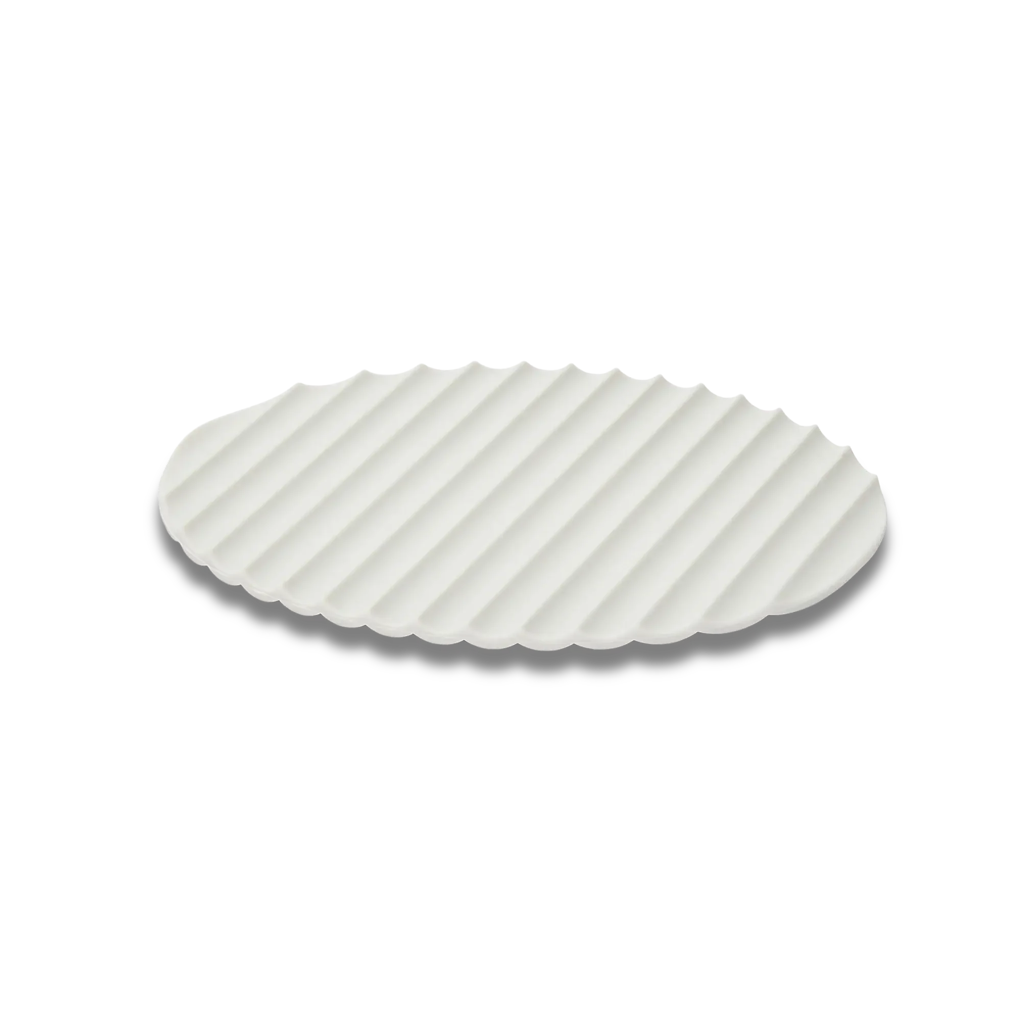 Ginza Steel - Vente Gants de cuisine/maniques - Eatoco Nami Tapis en Silicone – Support de Casserole Résistant à la Chaleur et Antidérapant - Gris Clair0