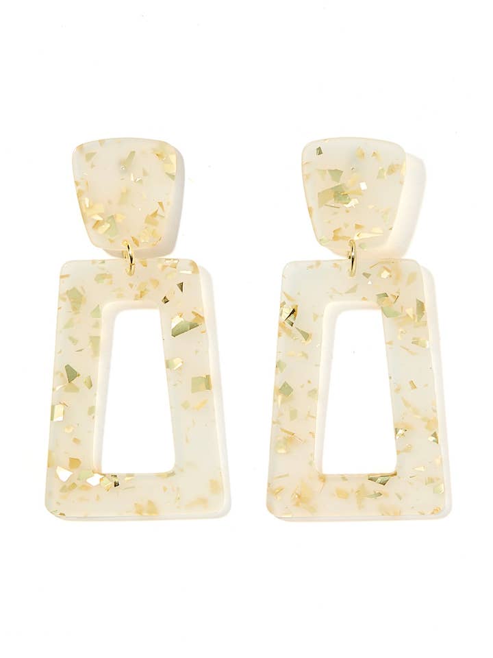 Orecchini a Lobo Kennedy - Oro Confetti per la vendita all'ingrosso da parte di LINNY CO