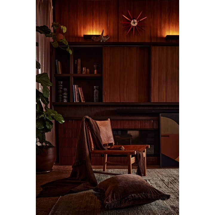 Saardé - Wholesale Lumbar Pillow - Velvet Lumbar Cushion | Chocolate