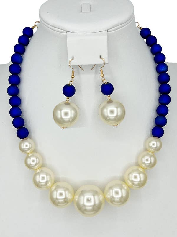 Bead Pearl Halsband Set för wholesale av Andrea Bijoux