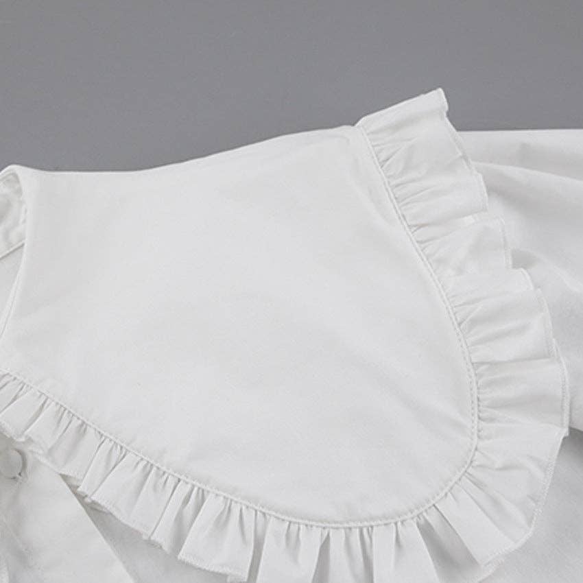 Marayn - Wholesale Button Down Shirt - Women's - French Chic Ruffle Collar Cotton Blouse24