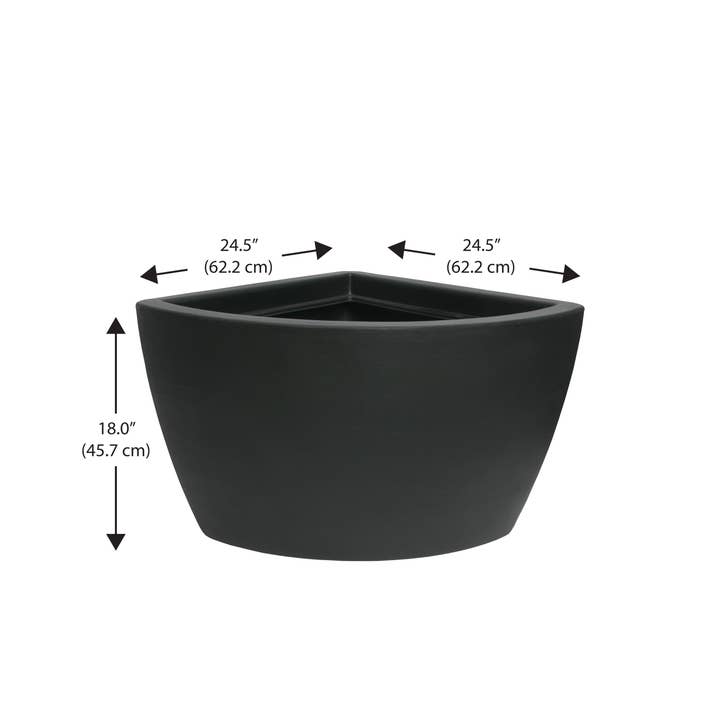 Algreen - Wholesale Planter Box - 26" Hampton Corner Planter1