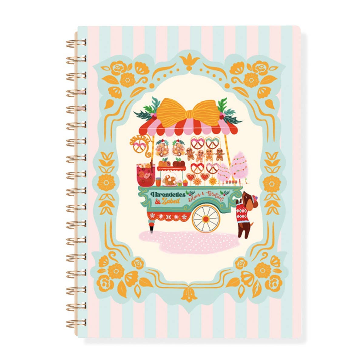 Maison Royal Garden - Wholesale Notebook - A5 Spiral Notebook - Bretzel&Cie0
