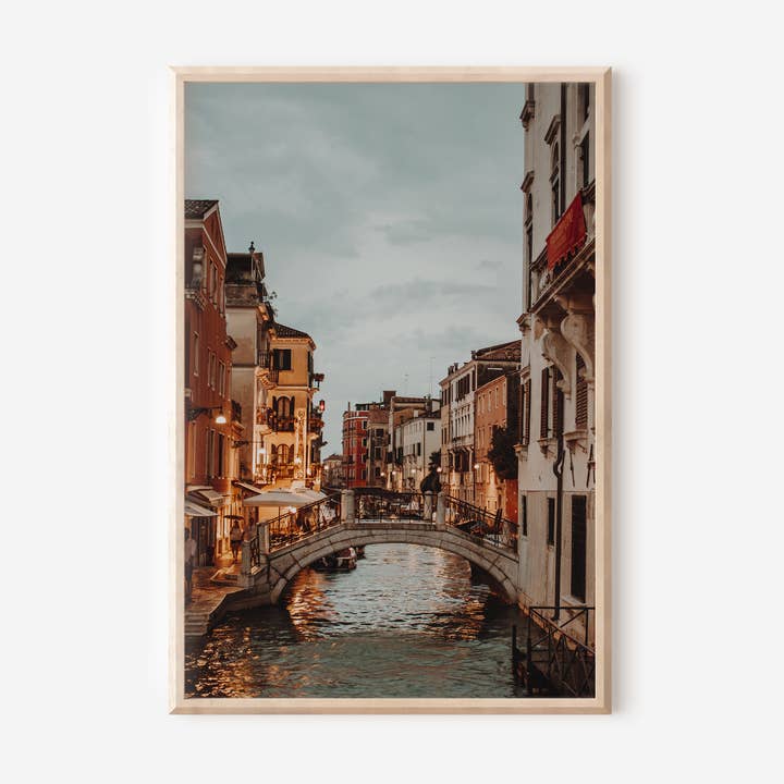 Venice Canals Fine Art Matte Print (Unframed) for wholesale by The Weithouse Print Shop