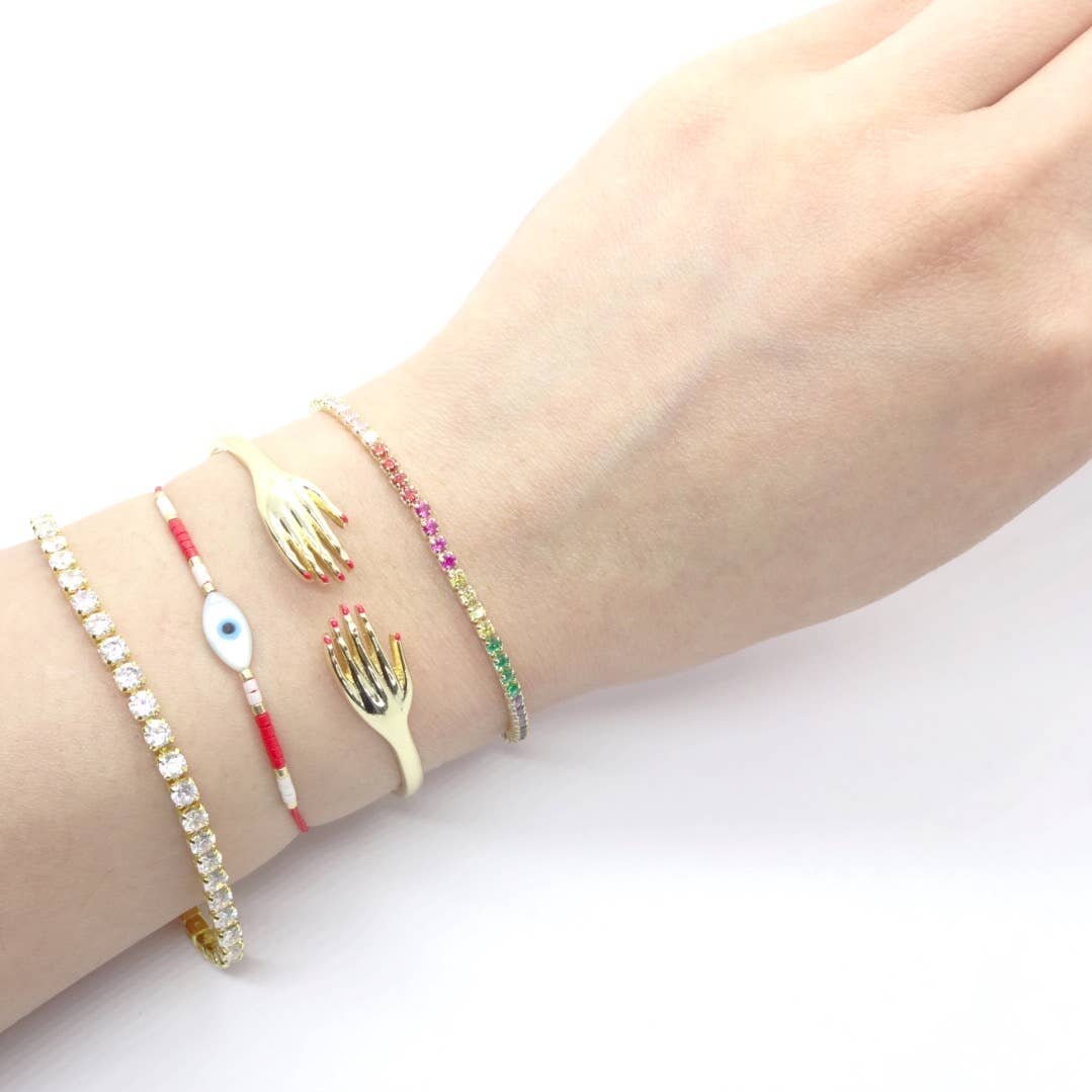 KIKICHIC - Wholesale Charm/Dangle Bracelet - Evil Eye Good Luck String Bracelet6