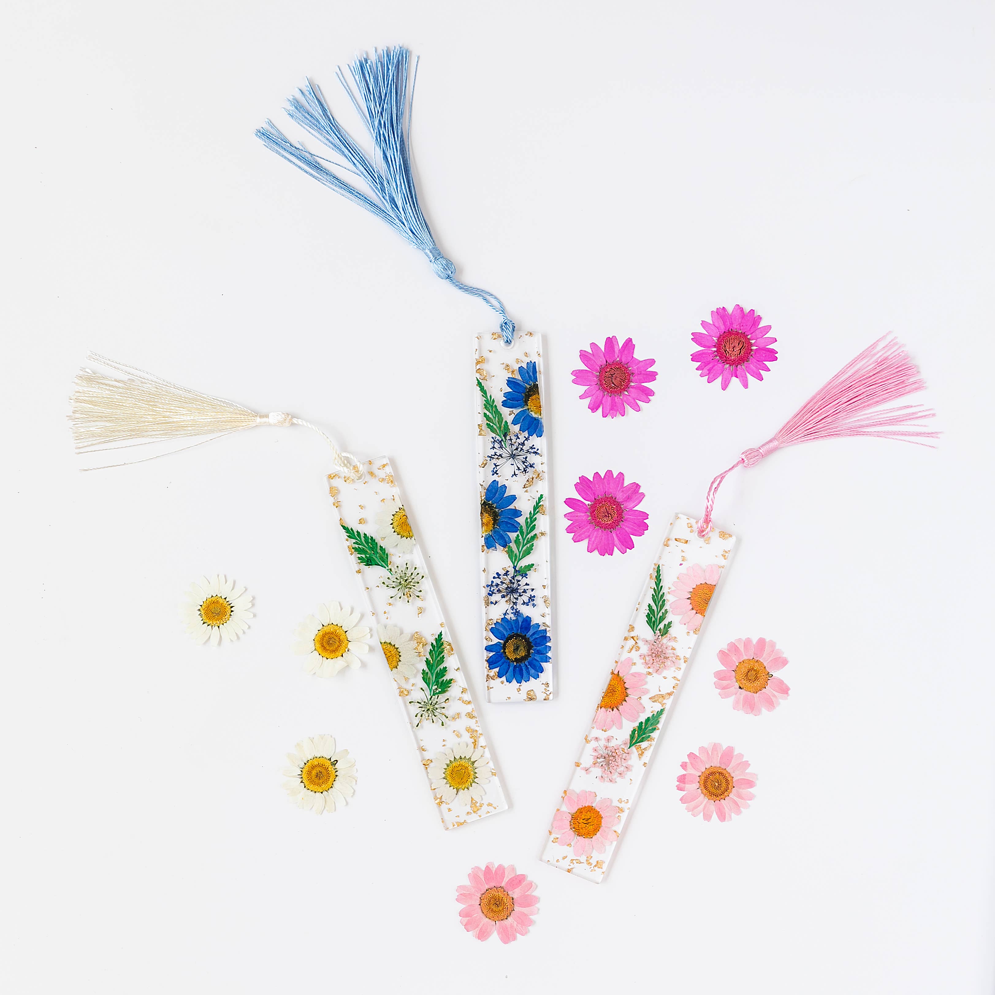 Succulent Kreations - Wholesale Bookmark - Real Pressed Flower Resin Bookmark0