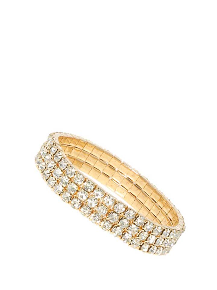 Strass Bejeweled Elastisches Armband für den Großhandel von Shop Neighbors