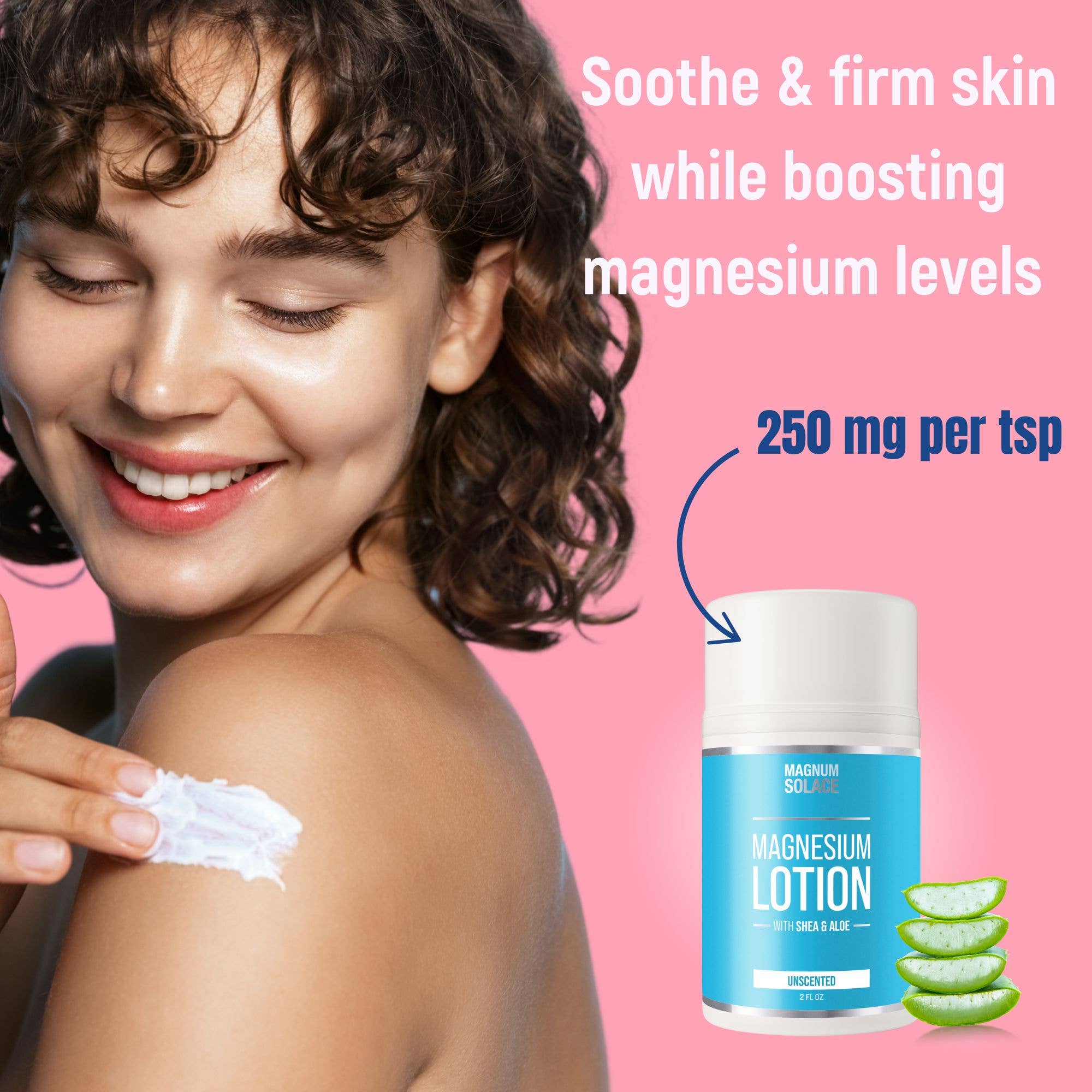 Magnum Solace - Wholesale Pain Relief Spray/Cream - 2oz Magnesium Lotion - Restless Legs & Muscle Pain Relief 1