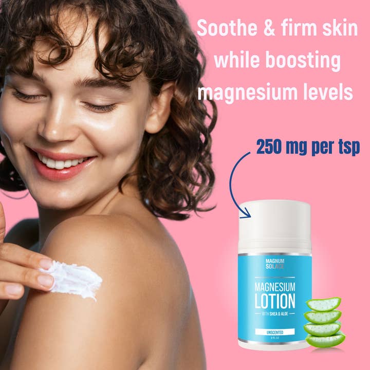 Magnum Solace - Wholesale Pain Relief Spray/Cream - 2oz Magnesium Lotion - Restless Legs & Muscle Pain Relief 1