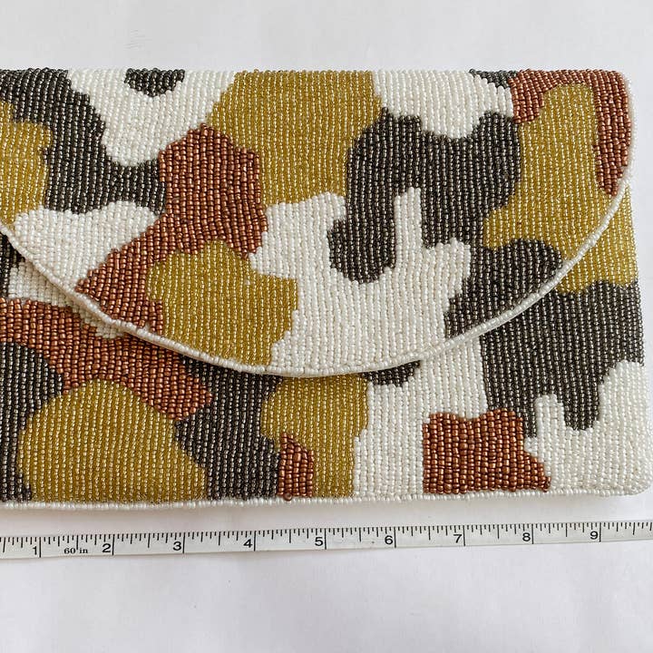Ole - Wholesale Clutch Bag - Women's - Camo Beaded Women's Clutch Bag