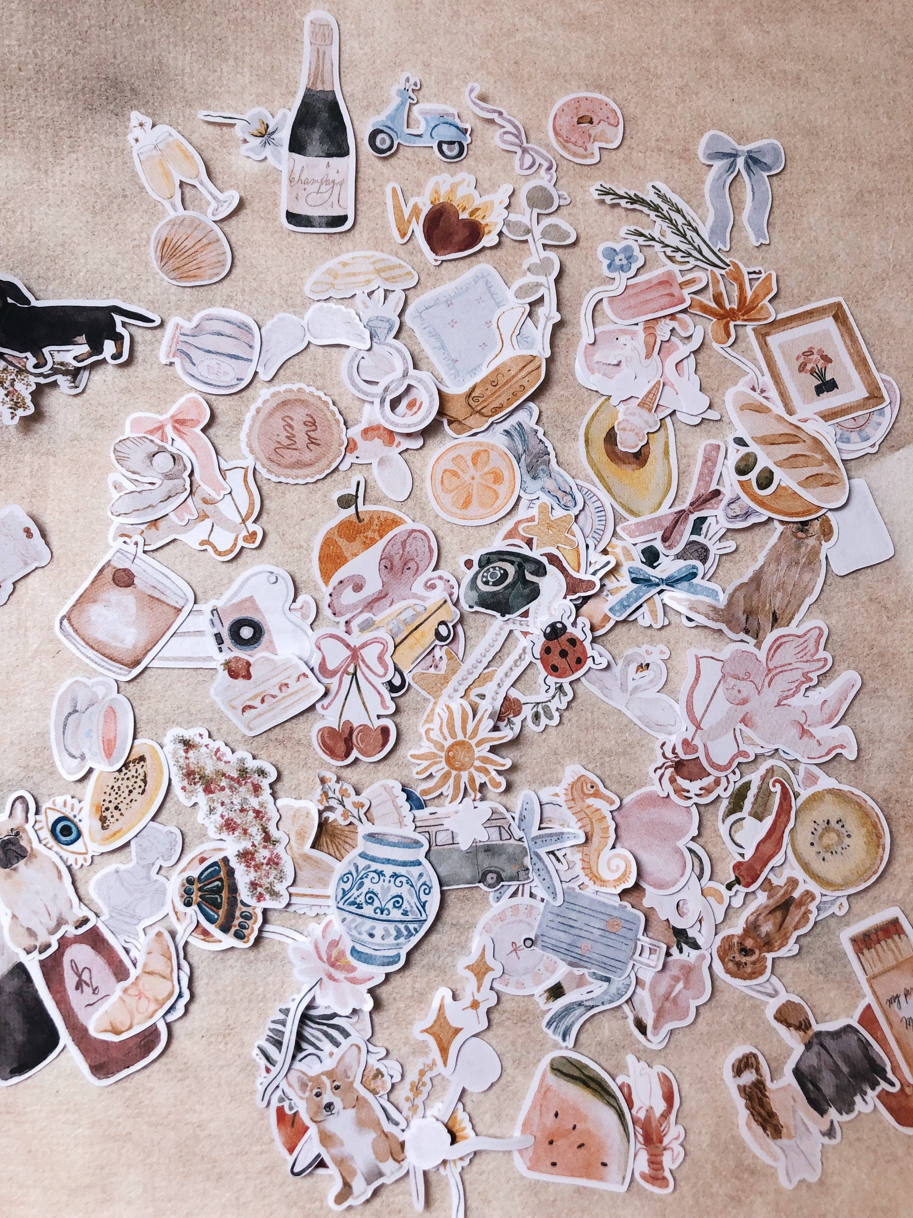 Chapteries - Wholesale Sticker - Ensemble de plus de 160 autocollants individuels - Été coloré1