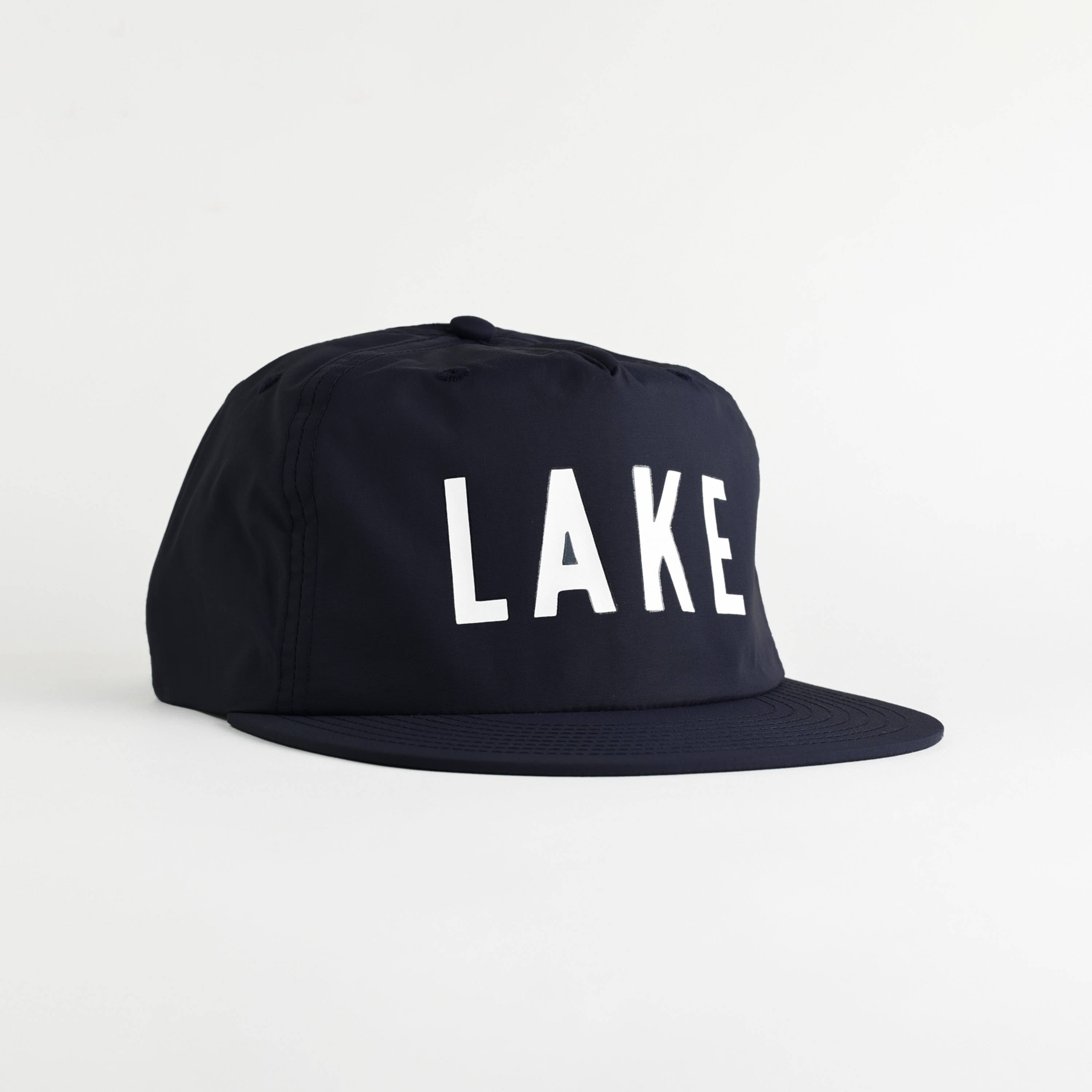 Endless August Supply Co. - Wholesale Flat Brim Cap - Unisex - Lake Recycled Nylon Hat6