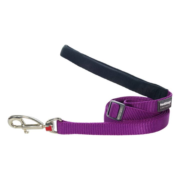 Laisse ajustable pour chien Classic Violet pour la vente par Red Dingo Australia
