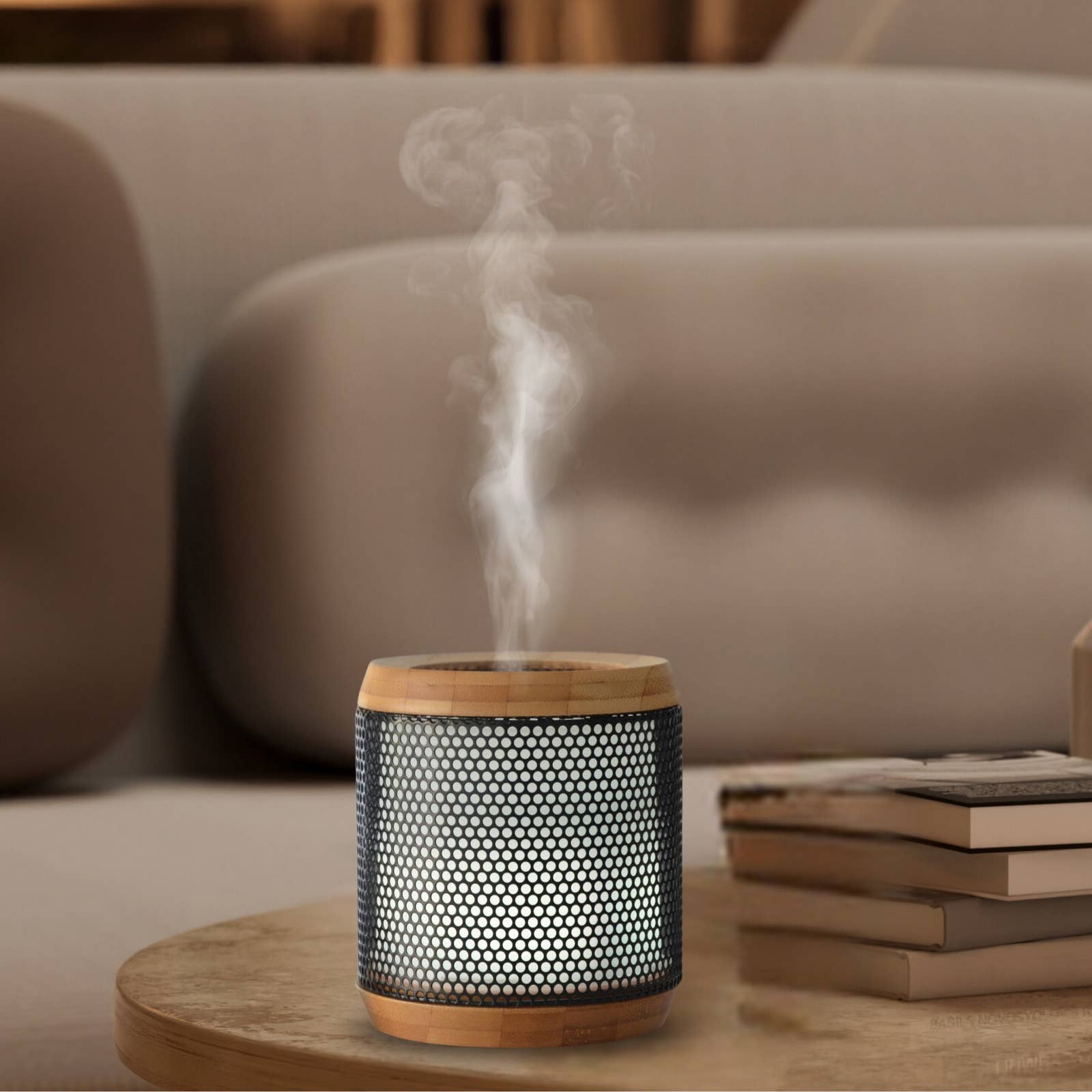 Zen'Arôme - Wholesale Electronic Diffuser - Elipsia Essential Oil Diffuser in Bamboo and Metal9