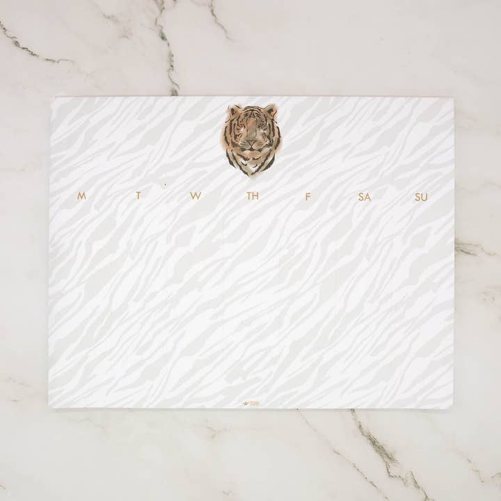 Easy Tiger weekplanner wit/goud 11x8,5 voor wholesale door The Royal Standard
