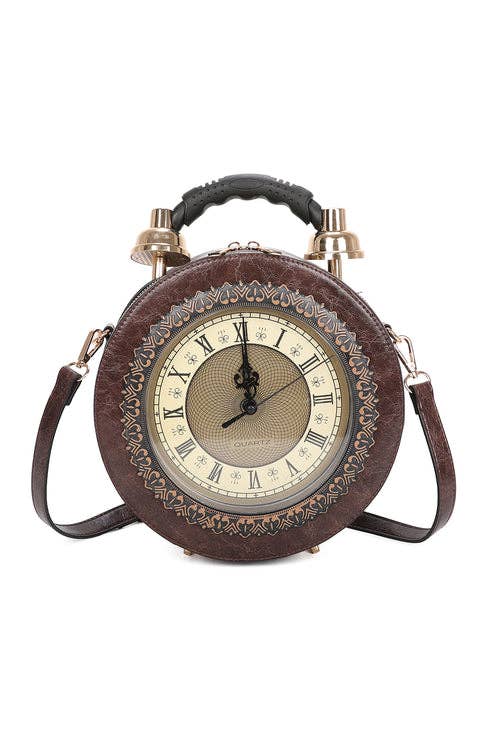 Ellas Trading - Wholesale Shoulder Bag - Women's - Unique Luxury Shoulder Handbag Round Clock 7