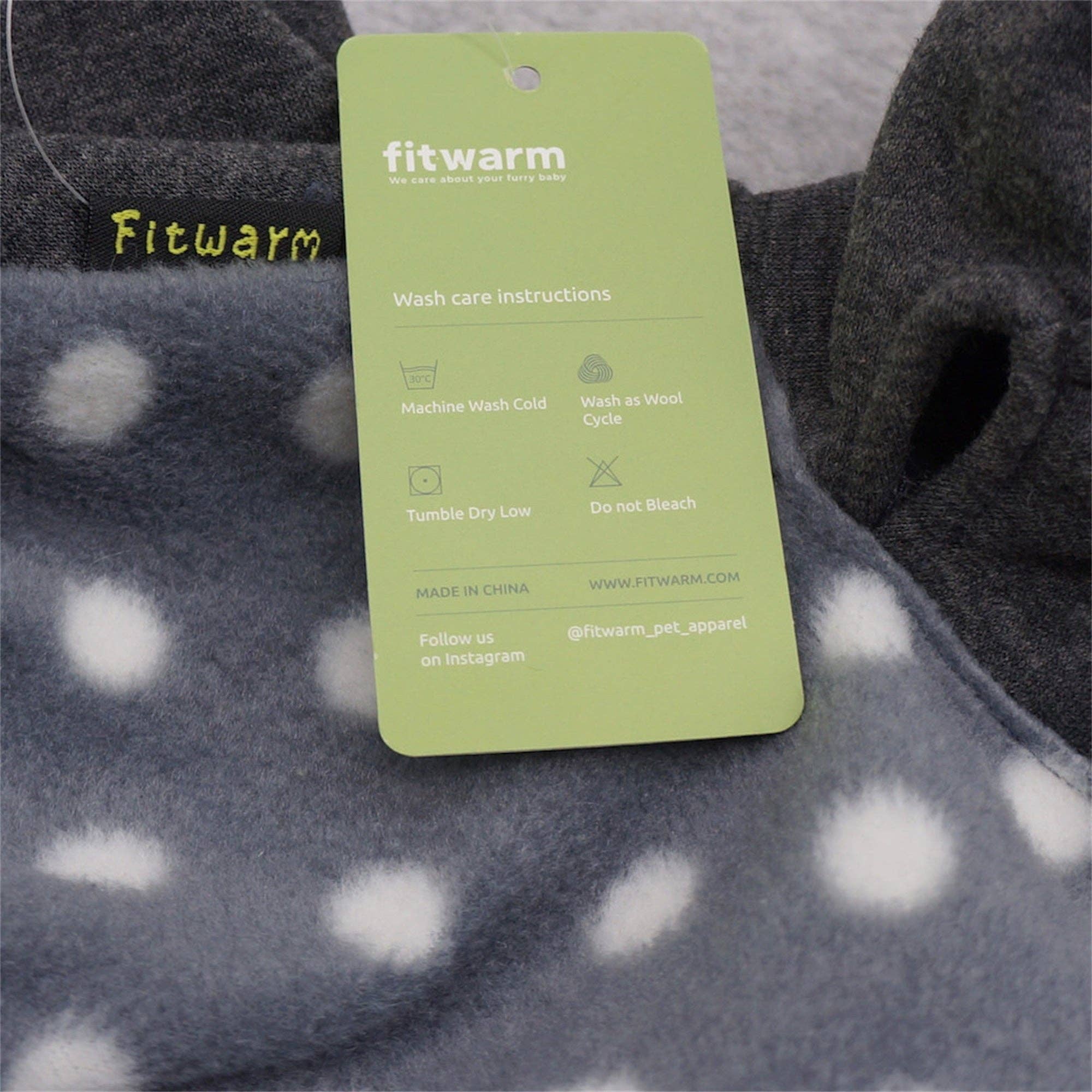 Fitwarm – wholesale Pet hoodie – Dog – Polka Dot Hoodie13