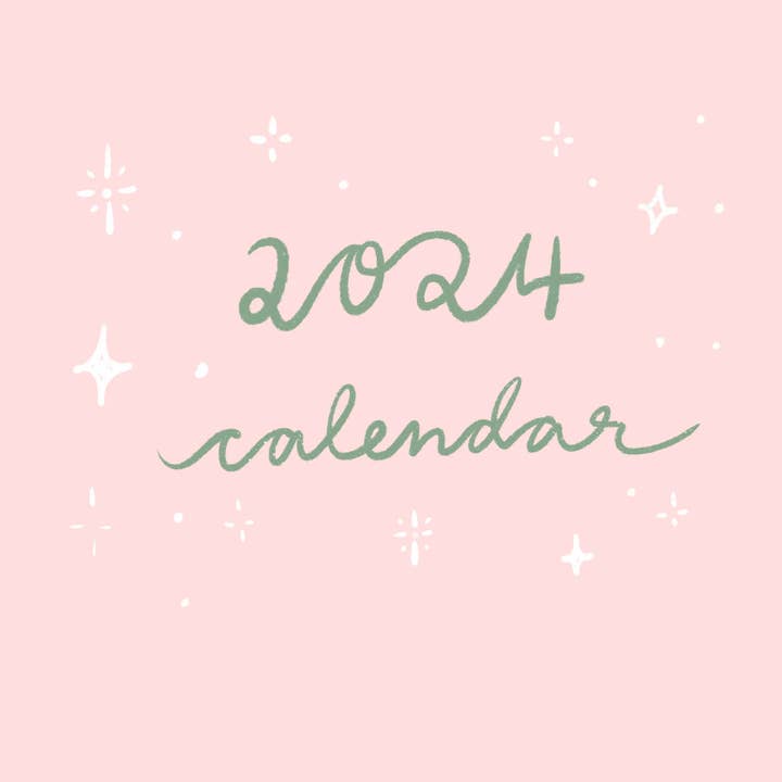 2024 spilt milk press calendar for wholesale by Spilt Milk Press