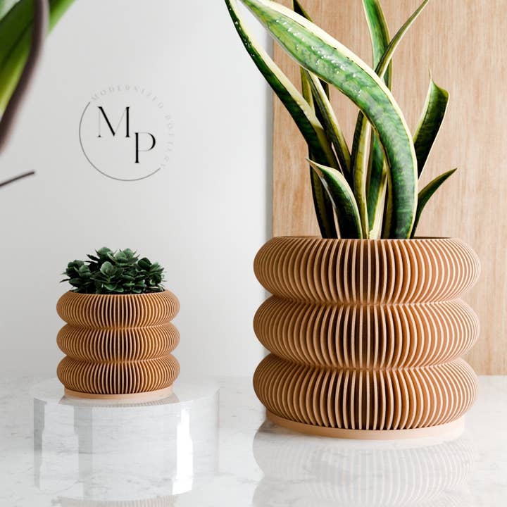 Modernized Pottery - Wholesale Plant Pot - Triple BUBBLES Planter