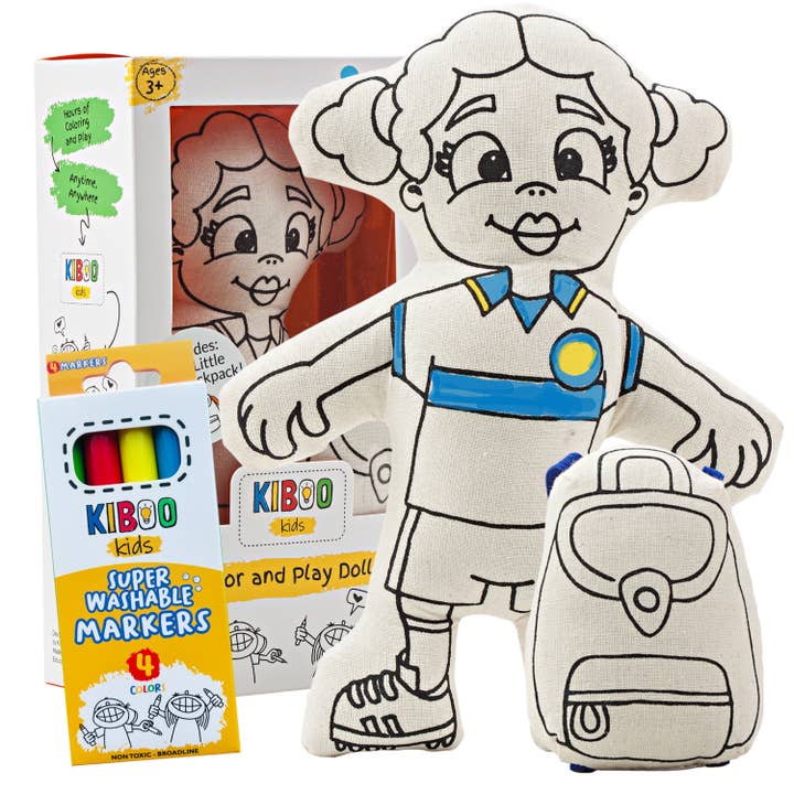 Cor e Jogo - Rapariga de Desporto de Equipa com Tranças por atacado de Kiboo Kids