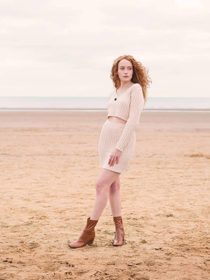 Faith Co-ord Top and Mini Skirt Set for wholesale by Noa & Rain