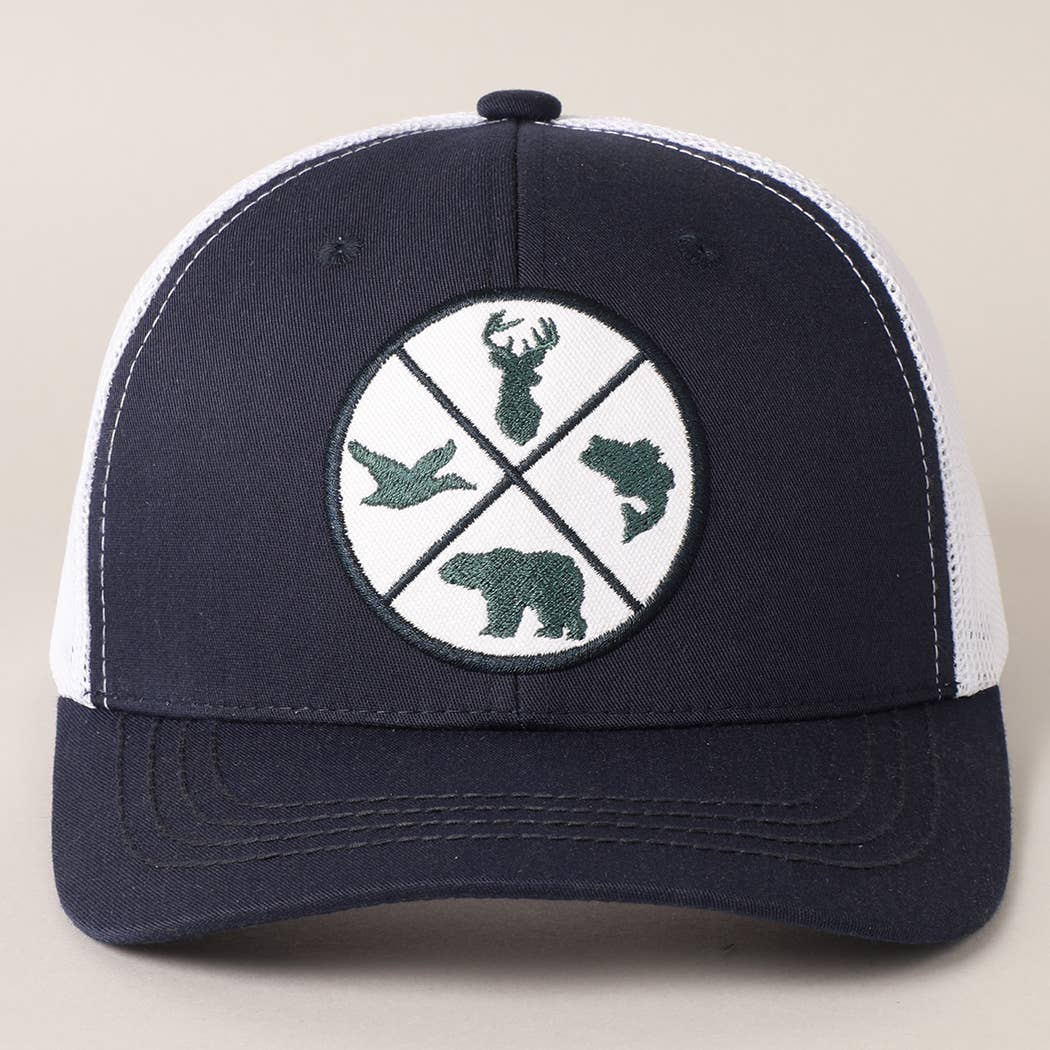 Fashion City - Wholesale Trucker pet - Heren - ANIMALS baseballpet met geborduurde patch voor heren met mesh-achterkant14