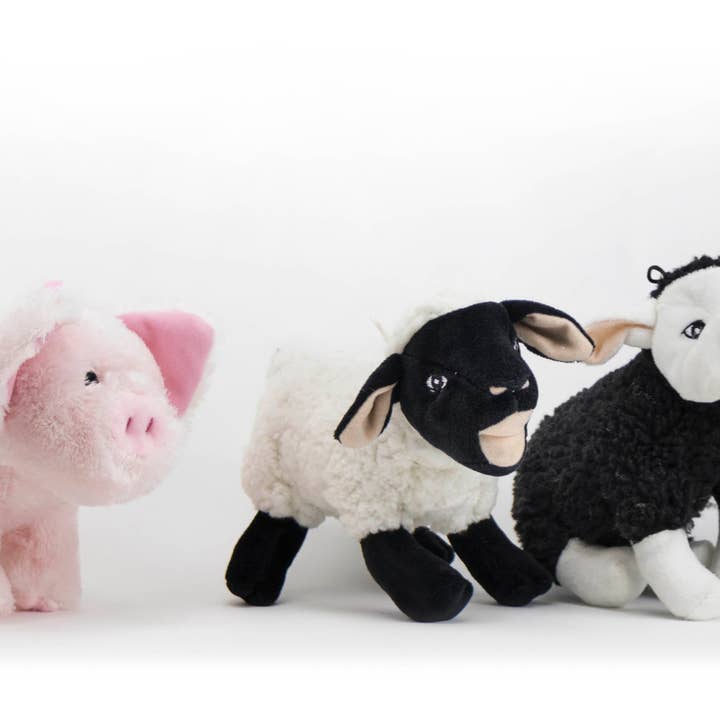 STEELDOG USA LLC - Vendita all'ingrosso Peluche - Cani - Peluche Lama Barnyard Baller con corpo in palla da tennis1