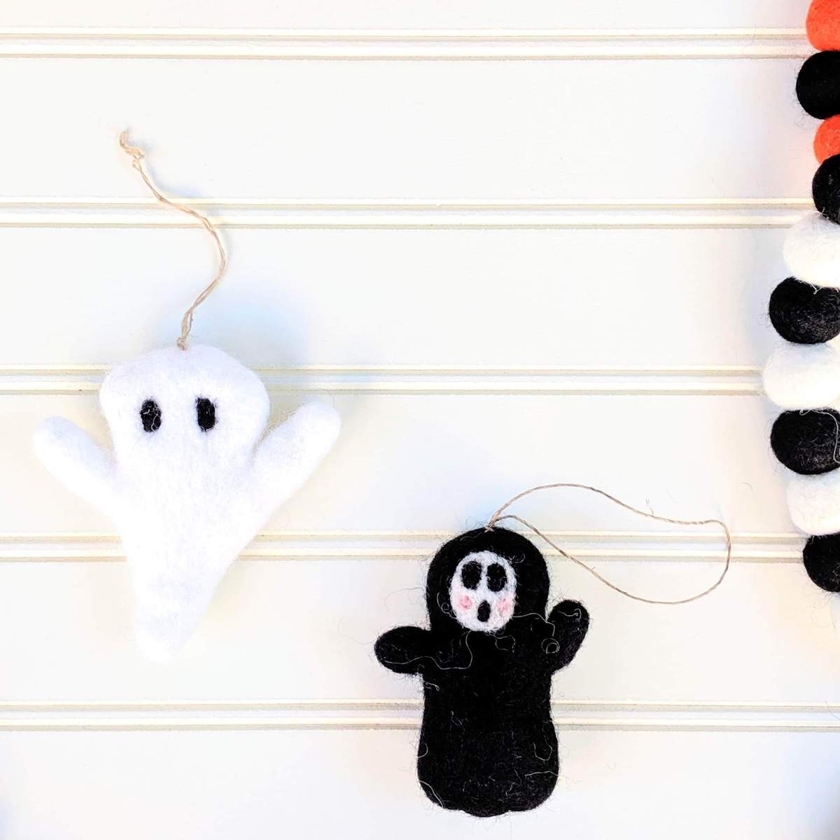 Friendsheep – Engroshandel Pynt – Loomis The Screaming Ghost øko-uldpynt2