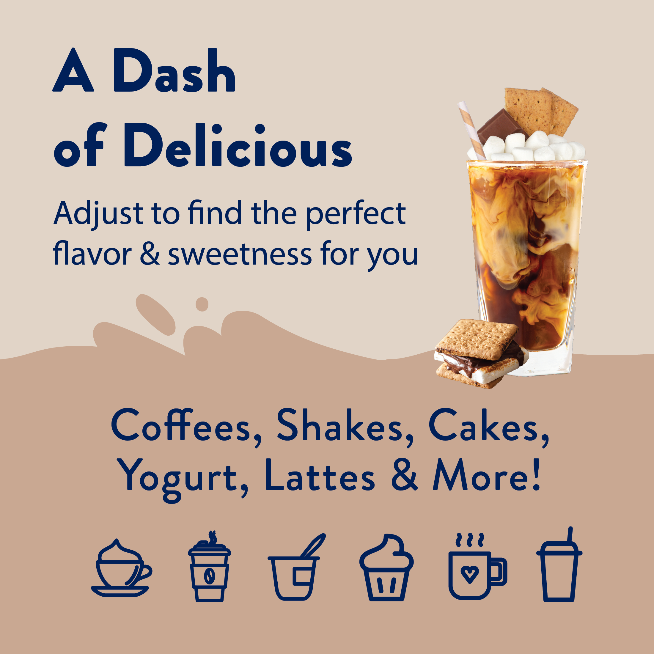 Jordan's Skinny Mixes - Wholesale Flavored Syrup - Sugar Free S'mores Syrup3