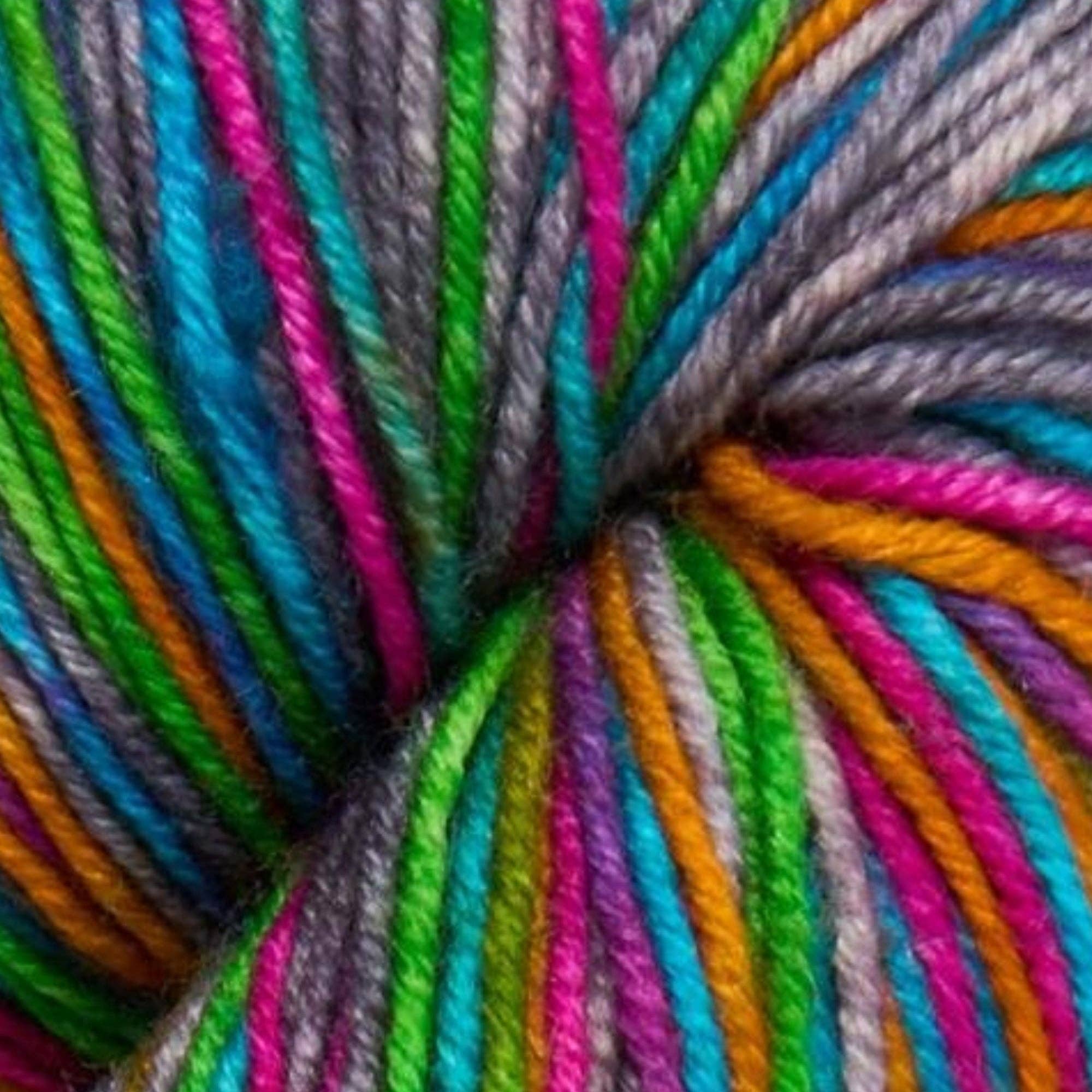 Sensy - Wholesale Yarn - Sensy Colorburst Yarn, 75% Extra Fine Superwash Merino Wool, 25% Polyamide, Hand-dyed, 3.5 oz, 438 Yards, Gauge 1 Super Fine5