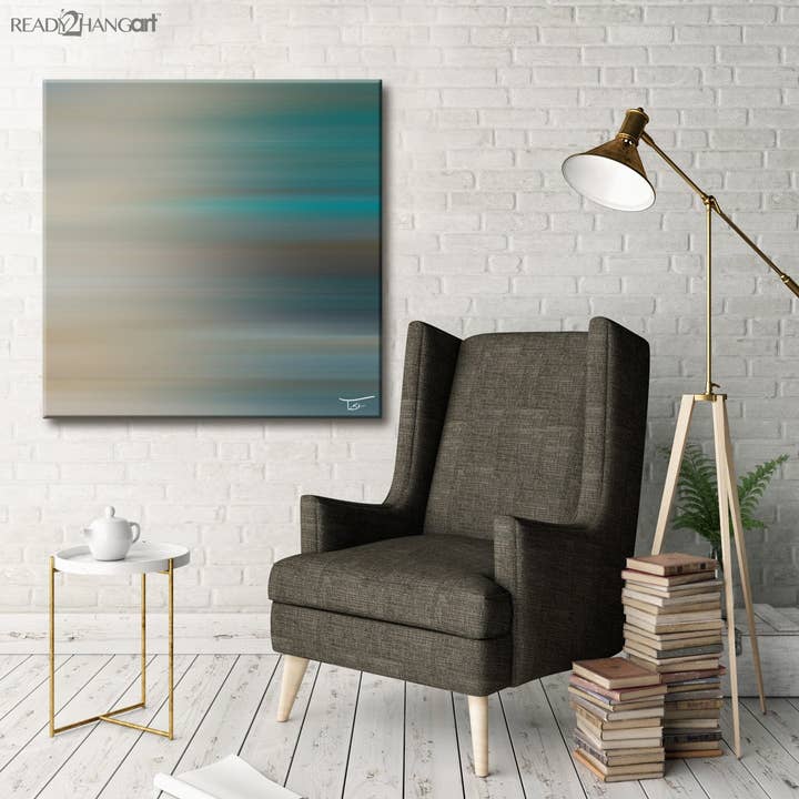 Ready2HangArt‚Ñ¢ 'Blur Stripes LX' by Tristan Scott Canvas Art for wholesale by Ready2hangart, Inc.