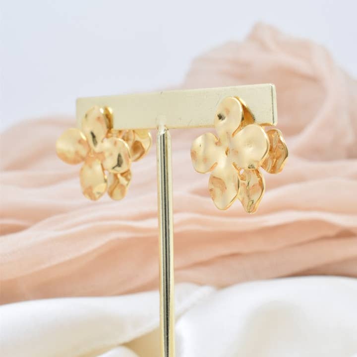 Stainless steel earrings - BO100398OR for wholesale by Kapyco