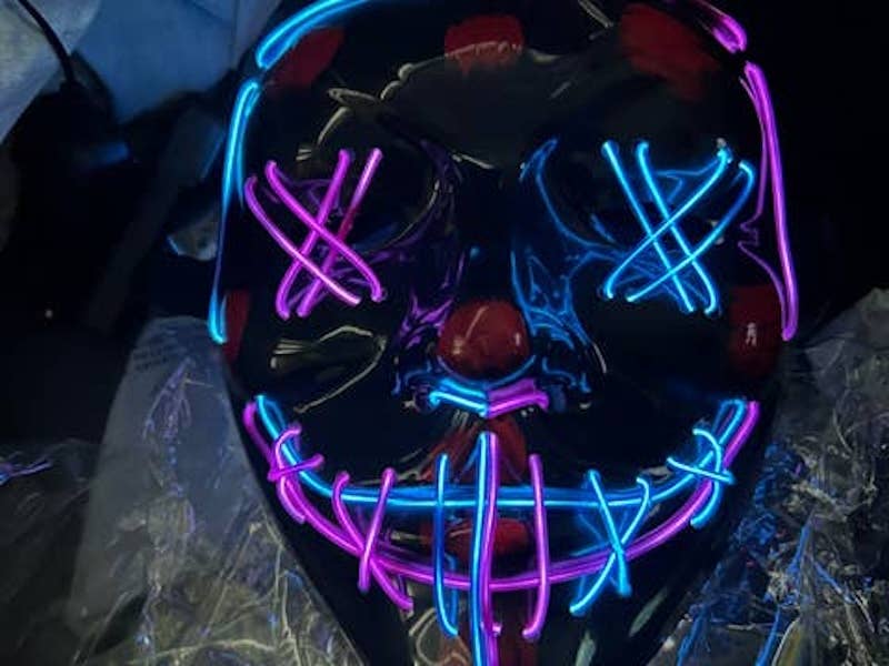 SugarQuoteMeNot LLC - Wholesale Costume - Unisex - Bulk Light up Halloween/Purge Mask-Next Day Ship3