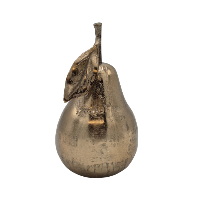ADC Eindhoven - Wholesale Decorative Tabletop Object - Deco. Pear - S - Shiny Champagne2